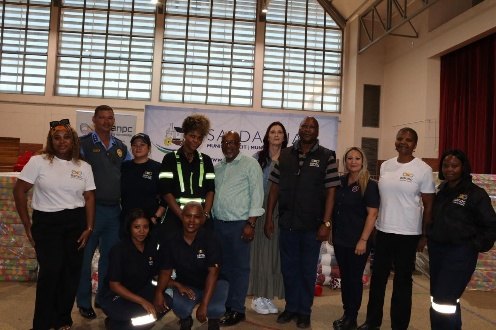 Mandela Day activity at Disaster relief
